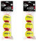 Dunlop Tennisball Stage 3 Red - für Kinder & Einsteiger im Kleinfeld (1x 3 Stück) (Packung mit 2)