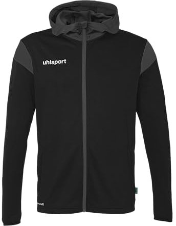 uhlsport Unisex Squad 27 Track Hood Sport-Jacke, Schwarz/Anthra, XL EU
