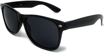 Adults Classic Sunglasses with UV400 Protection - Unisex (Black)
