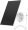 ANNKE Panneau Solaire 3W pour Caméra de Surveillance, Compatible avec tous les Ports USB-C Caméra, Panneau Solaire avec étanchéité IP65, Câble de 9,8 m, Support Réglable à 360°