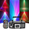 DJ-Lichter, Bühne Party Licht RGB mit Beam Scan Effekt, Auto, Musik Sound, Remote-DMX Steuerung für Party Disco Lichter Hochzeit Club Bühne und DJ Beleuchtung