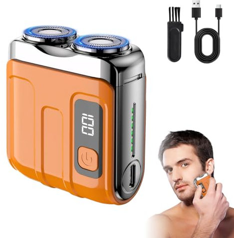 Colexy Mini rasoir électrique portable, 2025, étanche IPX7, multifonction, pour homme, nettoyage en profondeur, rasoir à capsule