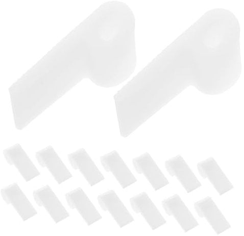 TOPPERFUN 50 Stück Sofa-Federschnalle Schnittsofa Couch Möbelverbinder Schnittsofaverbinder Federklammern für Möbel Couchverbinder für Sektionaltore Couch Federn Plastik Weiß