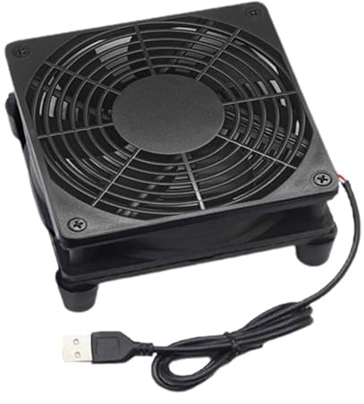 Ventilador De Enfriamiento Para PC - Ventilador De Enrutador USB Portátil, Dispositivo De Enfriamiento Alimentado Por USB | Portátil Para De Televisión Enrutador De Gabinete, Ventiladores Mini