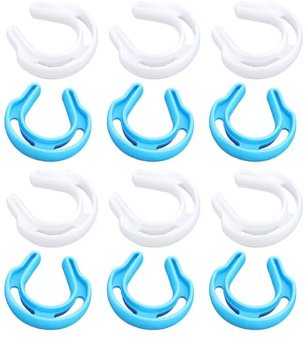 Abaodam 12 Pcs Door Pinch Guard U-Shape Door Stopper ABS Plastic Finger Pinch Protector Safety Latch in Home and Nursery