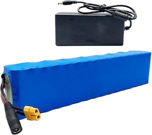Batteria Bici Elettrica 60V 38Ah 16S2P Impermeabile con & Caricabatterie, per Motori 200W-1000W XT60+DC(T+dc)