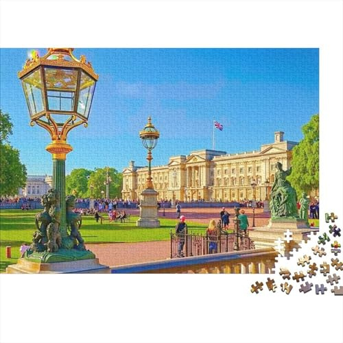 Buckingham Palace Jigsaw Puzzles Puzzles for Adults Kids. 1000 Pieces Whimsical Challenge Toy Educational Games Home Decoration for Adults& Kids Age 14 Years Up 38x26cm/1000pcs