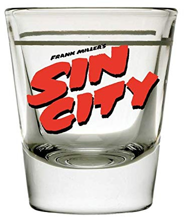Toy Zany Sin City Logo Shot Glass
