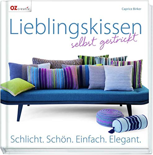 Lieblingskissen selbst gestrickt: Schlicht. Schön. Einfach. Elegant.