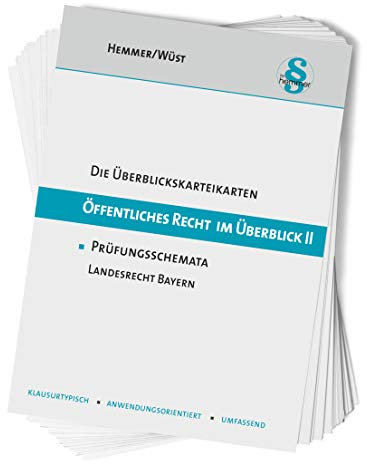 Karteikarten - Öffentliches Recht im Überblick II- Landesrecht: Bayern