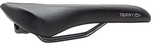 Terry Figura GT Herren Sattel mit CrMo-Gestell und WeatherMax Dura Silk Obermaterial in der Farbe Schwarz, Sitzbreite: 9cm - 12cm, 423 006 16