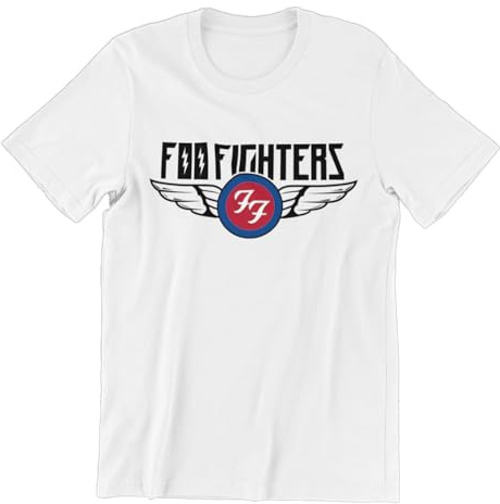 Foo Fighters Wings Men's T-Shirt in White