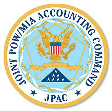 Sticker-Designs 10cm! Klebe-Folie Wetterfest Made-IN-Germany Joint POW MIA JPAC Accounting Command UV&Waschanlagenfest Auto-Aufkleber Profi-Qualität! F1925