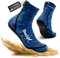 ShocSox ArmorTex® Beach-Volleyball-Socken und Sand-Fußballsocken mit ArmorTex®-Sohle, langlebigste Strandsocken (USA, Alpha, XL, regulär, regulär, blau, polynesisch)