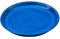Vogeltränke/Teller/Untersetzer für Pflanzgefäße Blumentöpfe Blau Weiß Anthrazit glasiert aus Steinzeug 24cm - 42cm -frostfest- (32cm, Royal Blau)