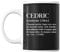 Mug Cédric Prénom définition