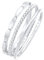 Elli Ring Damen Band Stacking Trio Basic Minimal Zeitlos Blogger in 925 Sterling Silber