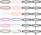 LZYMSZ 24PCS Choker Halskette Set, dehnbare elastische Mädchen Chokers Set, bunte Halskette Anhänger Set für Frauen Mädchen Kinder Teenager weiblich