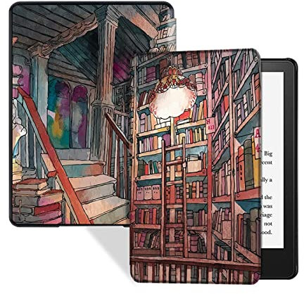 Kindle Custodie - Adatto A Kindle Paperwhite 11Th Generation Case 2021 Rilasciato - Cover Sottile E Leggera Per 6,8 Pollici Kindle Paperwhite Con Sospensione / Riattivazione Automatica, Libreria,