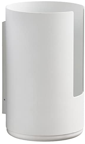 Zone Denmark Rim Toilettenpapieraufbewahrung für die Wand, Durchm. 13,2 cm, Höhe 21,8 cm, Weiß