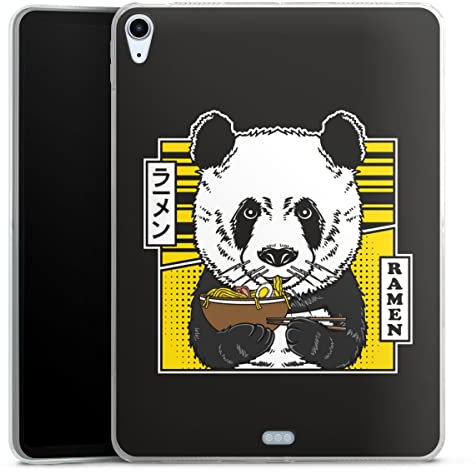 Silikon Hülle kompatibel mit Apple iPad Air 2020 (2020) Case Tablet Hülle Panda Design Japan