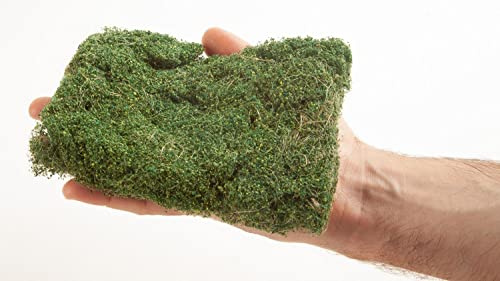 NOCH Profi Buschwerk dunkelgrün, für Modellbau und DIY Projekte, realistische Vegetation, ideal für Spurweiten H0, TT, N, Z