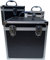 ECI Aluminium Werkzeugkoffer 25x25x25 cm mit Rasterschaum, Schwarz, Wasserdicht