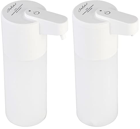 Carlo Milano Elektro Seifenspender: Automatische Akku-Schaum-Seifen- und Desinfektionsspender, je 500 ml (berührungslose Seifenspender, Automatischer Flüssigseifenspender)