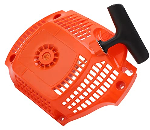 Démarreur à Rappel, KIMISS 504597002 Ensemble de Démarrage à Tirer pour Tronçonneuse 435 435E (rouge)