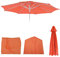 Mendler Toile de Rechange pour Parasol N19, Toile de Rechange pour Parasol, Ø 3m Tissu/Textile - Terracotta