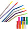10 Packs Reusable Straw Tips Silicone Straw Cover Multi-Color Food Grade Straw Tips Cover for Straws Stainless Steel Straws