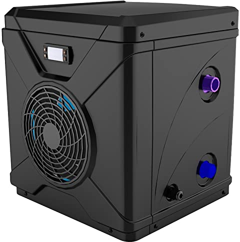 DISHENGZHEN Swimming Pool Heat Pump and Electric Water Heater Spa Heater with Digital Temperature Controller, Suitable for Pools ≤15m³