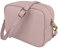 JOPHY & CO. Borsa a Tracolla Spalla in Vera Pelle con Frange e Chiusura Cerniera per Donne cod.5210 (Rosa 5275, Large)
