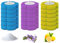 Recambios Desechables para Escobilla De Baño 18PCS Recambio De Cabezal De Escobilla De Baño Recambios De Varita De Tocador Esponja De 3 Capas Recambios De Varita De Inodoro Cabezal De Escobilla