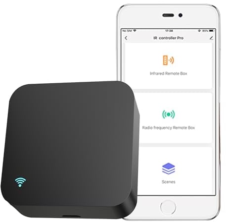 Smart Infrarot IR Fernbedienung, Automatische Wifi Infrarot Fernbedienung, Smart Home Hub, IR Sender, Kompatibel mit Alexa, Google Home, geeignet für Fernseher, Klimaanlagen, Vorhänge usw.