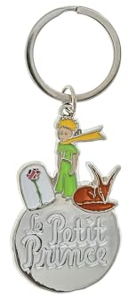 Enesco Collectible Metal Keychain (The Little Prince with Rose and Fox)