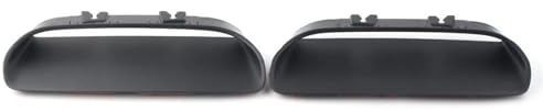Grill Für Dodge Für Challenger Für Redeye 2019-2020 68378081AB/68378080AB 2 Stücke Haube Blenden Front Grille Trim Zubehör Gitter(Color:Schwarz)