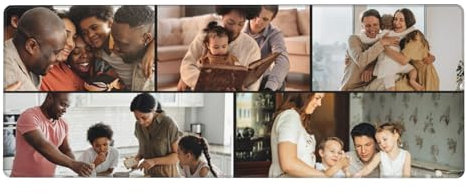 Custom Large Mouse Mats for Desk 30x80cm Personalised Long Mouse Pads Keyboard Mat with Collage 5 Photos/Text Printed, Design Gaming Mat Water-Resistant with Anti-Slip Rubber Base for Laptop Computer