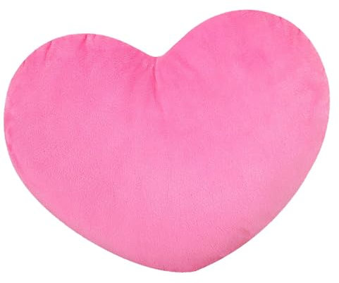 Cuscino decorativo in peluche a forma di cuore rosa, cuscino a forma di cuore, cuscino decorativo per divano, cuscino da 15,2 cm, cuscino decorativo a forma di cuore, decorazione per la casa