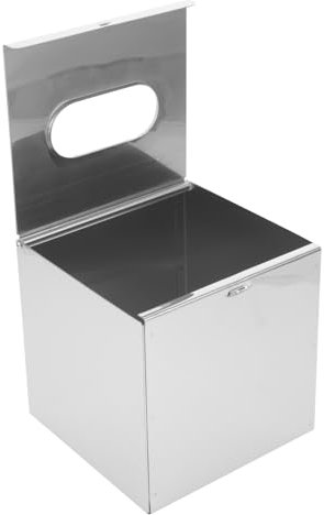 Amosfun Magnetische Auto-Tissue-Box Metall-servietten-aufbewahrungsbehälter Papierzugang Für Das Home Office