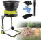 Biotrituratore elettrico da giardino 2500W, biotrituratore silenzioso con cavo, biotrituratori e cippatori con ruota di trasporto, rastrello per foglie, borsa portaoggetti, diametro ,30m-Power-Cord