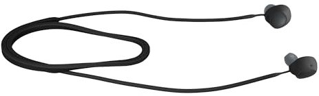 kwmobile Strap Compatible with Sony WF-C700N - Silicone Cord Holder for Wireless Earphones - Black