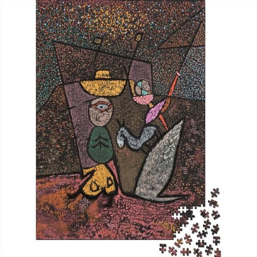 Kunst Paul Klee 1000 Teile Erwachsenen Lustige Puzzles, Museums Puzzlespiel, Weltberühmte Gemälde Puzzle Profis Mutige Puzzler Puzzeln