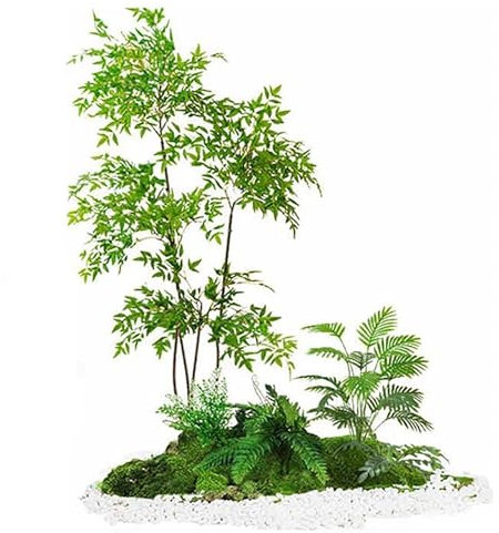 ZXTRYBHD Planta Artificial de Bambú Nantian: Planta Artificial de Vegetación Artificial for Decoración de Interiores, Jardines, Fiestas y Bodas(Nanshan Bamboo)