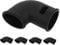 SEWACC 5pcs Silicone Steam Diverter Heat Resistant Cooker Vent for Pressure Cooker Air Fryer Efficient Steam Exhaust Protection for Kitchen Cabinets Durable Flexible Design