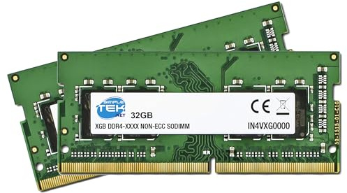 SIMPLETEK - Doppio Modulo di Memoria RAM DDR4 32GB (64GB Totali) 3200MHz PC4-25600 SODIMM per Notebook e Mini PC