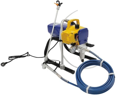 soudesileim Elektrisches Farbspritzgerät 1800W, 1.8 L/min Hochdruck Sprühsystem mit 25cm Sprühbreite und Profi Zubehör Wandstreichgerät für Innen Außen, Malerarbeiten