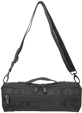 Borsa per Ottavino Pratica, Leggera e Facile da Portare, Nera | Custodia in Tela e Peluche, Uso Manuale All'aperto, Comoda per Trasporto, per Strumento Piccolo