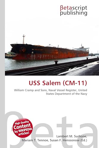 USS Salem (CM-11): William Cramp and Sons, Naval Vessel Register, United States Department of the Navy