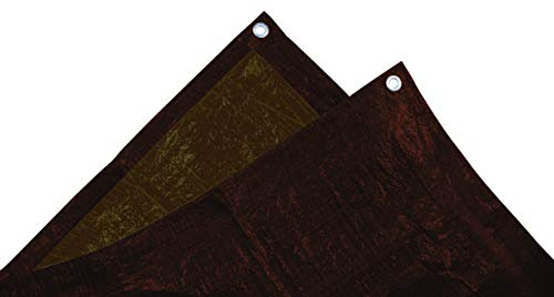 TEC HIT 885156 - Bâche lourde spéciale bois - 140 g/m² - 1,5 x 6 mètres - Marron